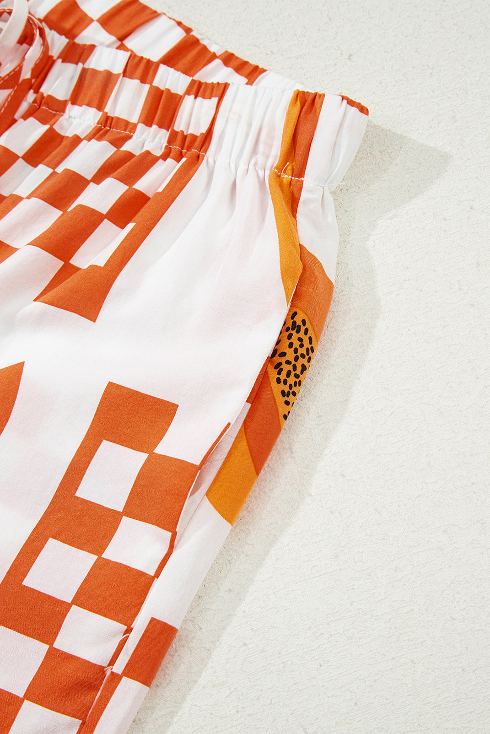 Orange Lemon Pawpaw Print Half Sleeve Shirt and Pants Set