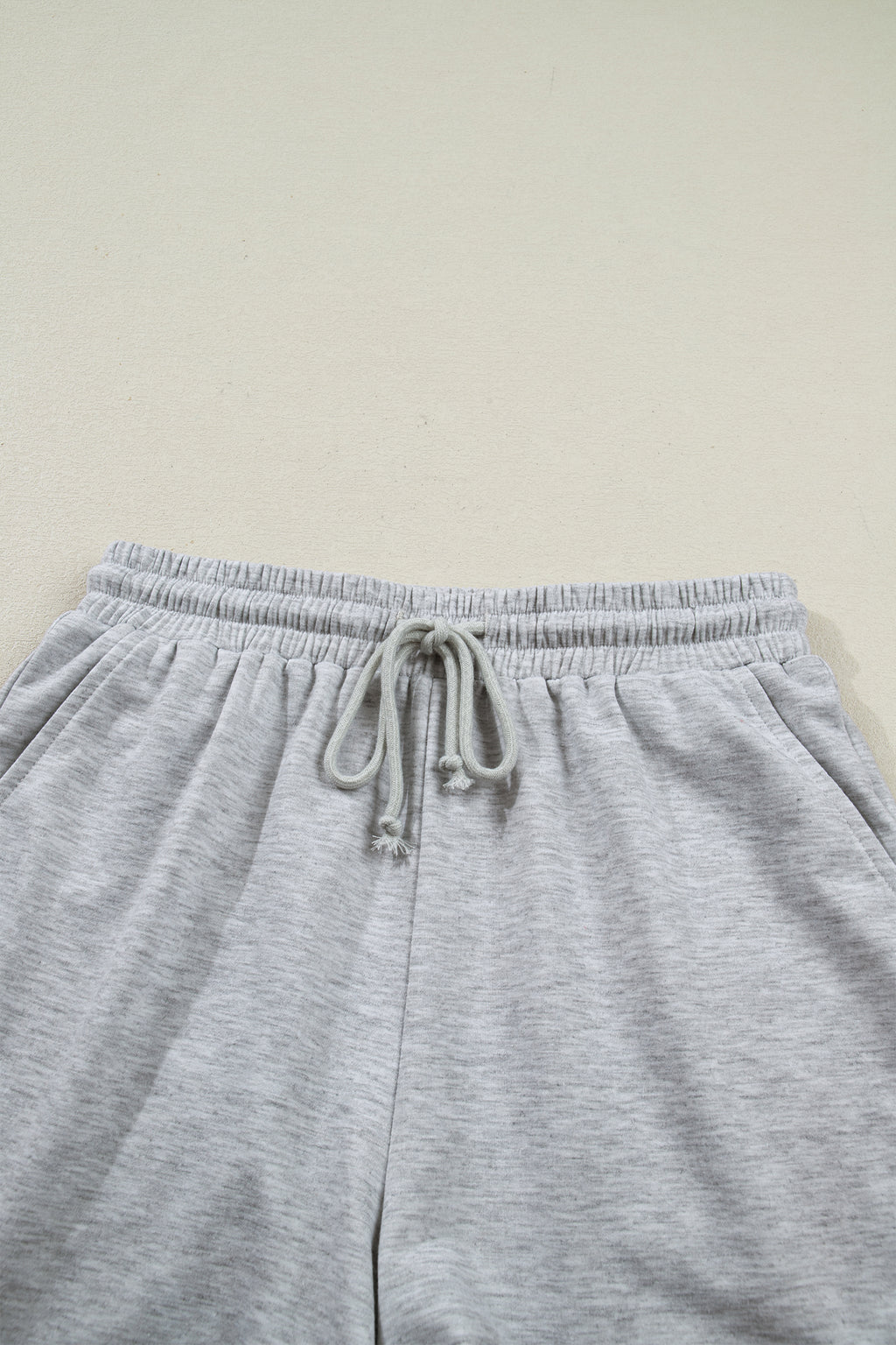 Light Grey Polo Tee Casual Pant Set