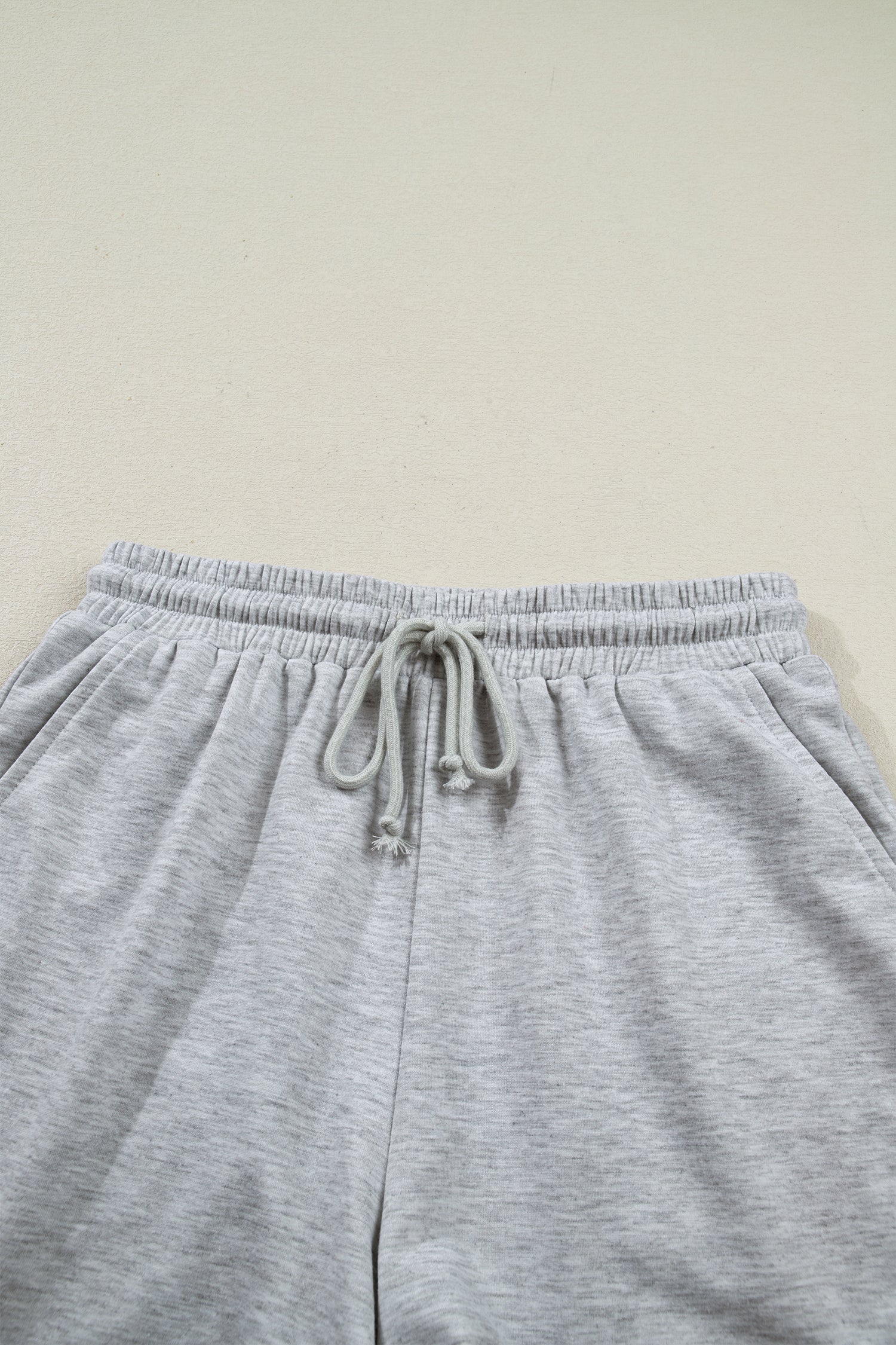 Light Grey Polo Tee Casual Pant Set
