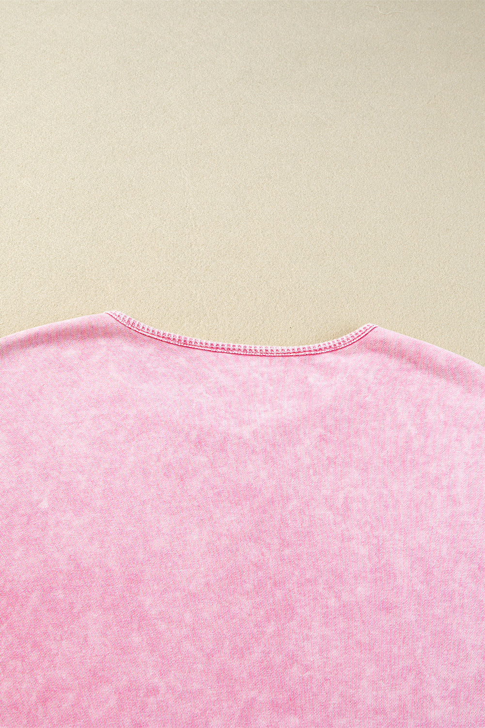 Orchid Petal Mineral Wash Drop Shoulder Pullover Sweatshirt