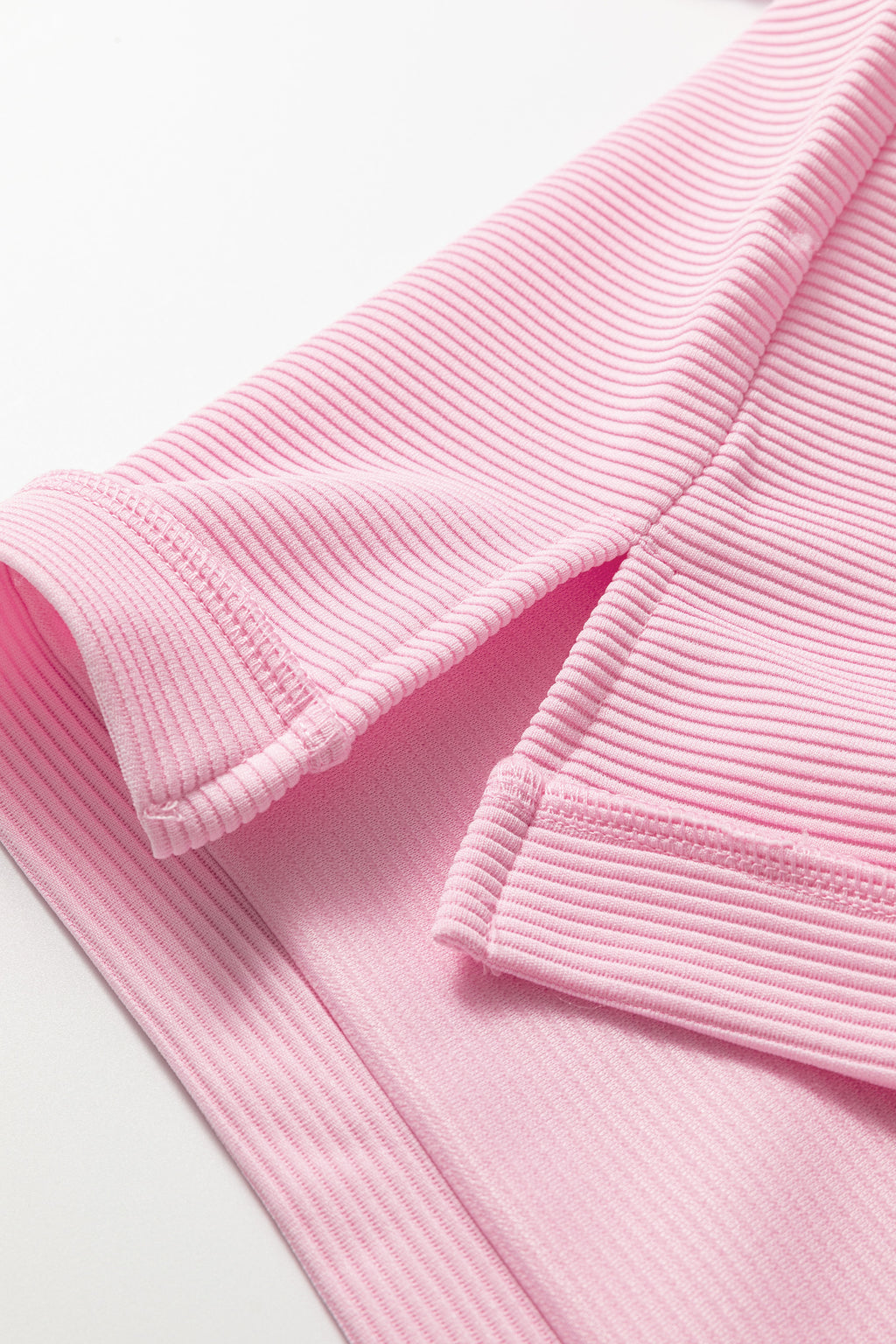 Lavendula Horizontal Ribbed Exposed Seam Detail Drop Shoulder Baggy Pullover