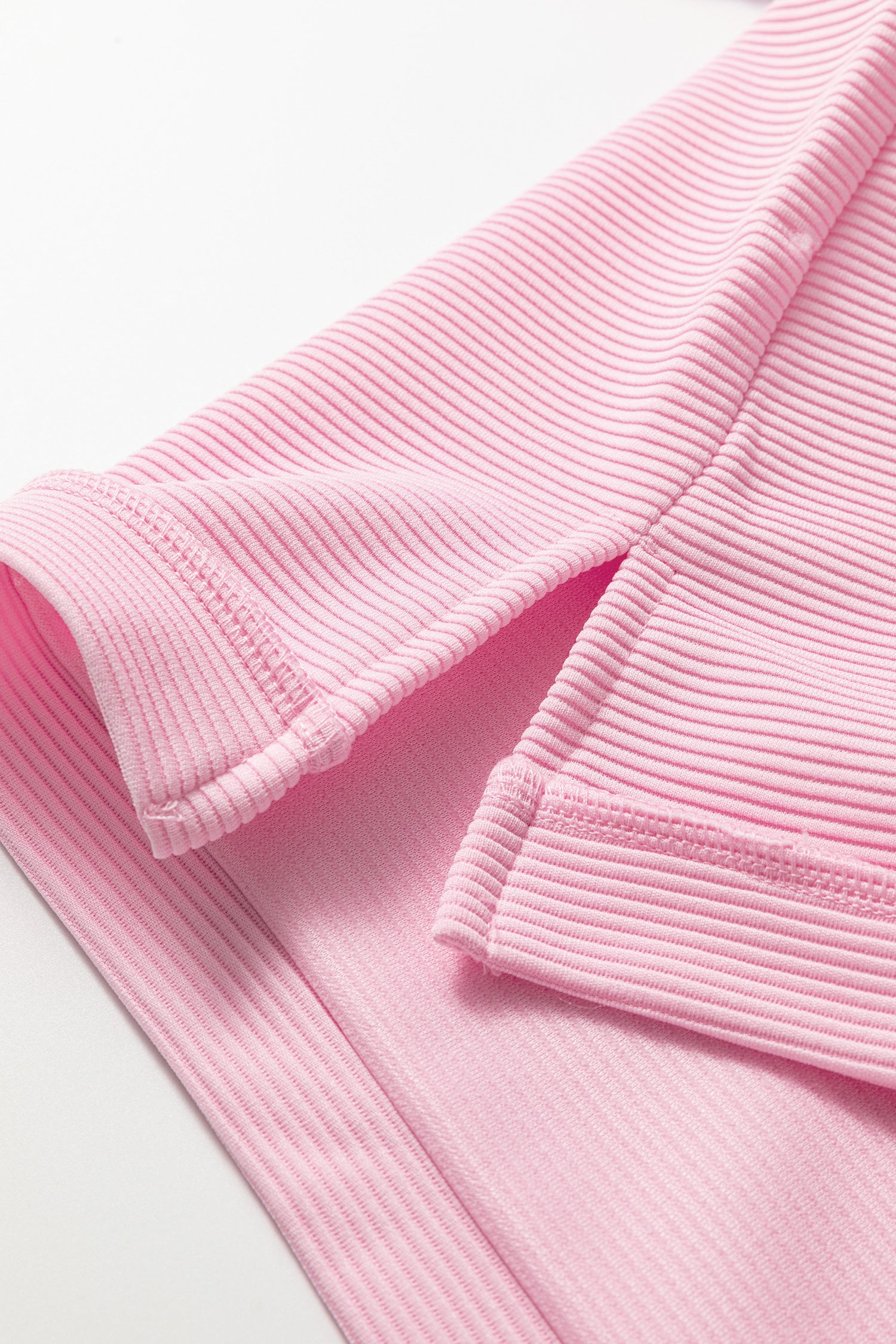 Lavendula Horizontal Ribbed Exposed Seam Detail Drop Shoulder Baggy Pullover
