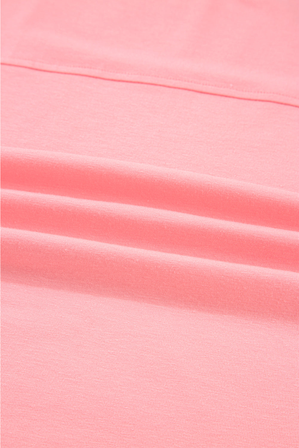 Gossamer Pink Floral Color Block Patchwork Long Sleeve Top