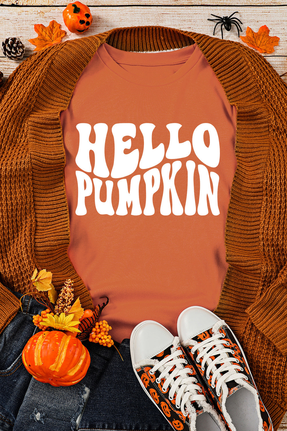 Black TRICK OR TREAT Graphic Crewneck Halloween Sweatshirt