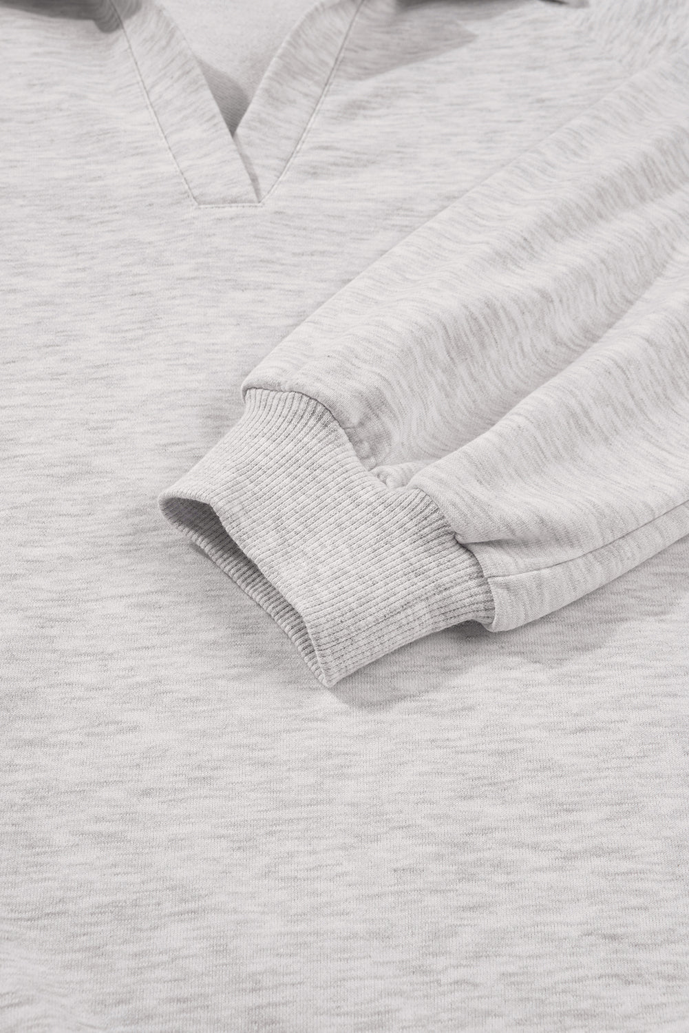 Light Grey Polo Tee Casual Pant Set