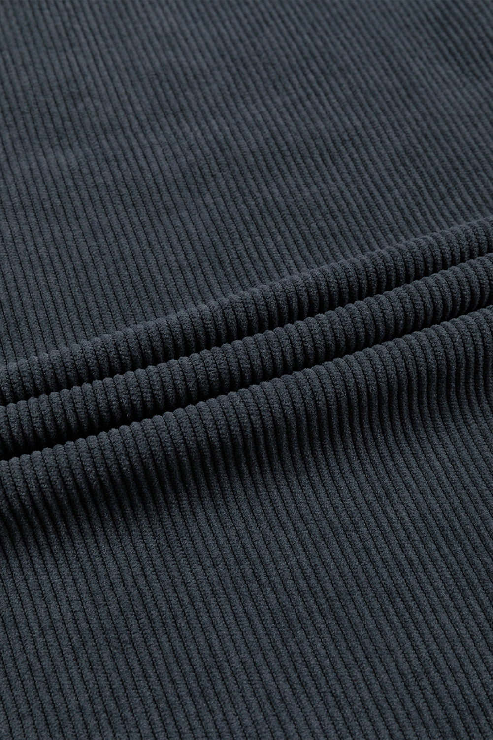 Grass Green Ribbed Corded Oversized Sweatshirt