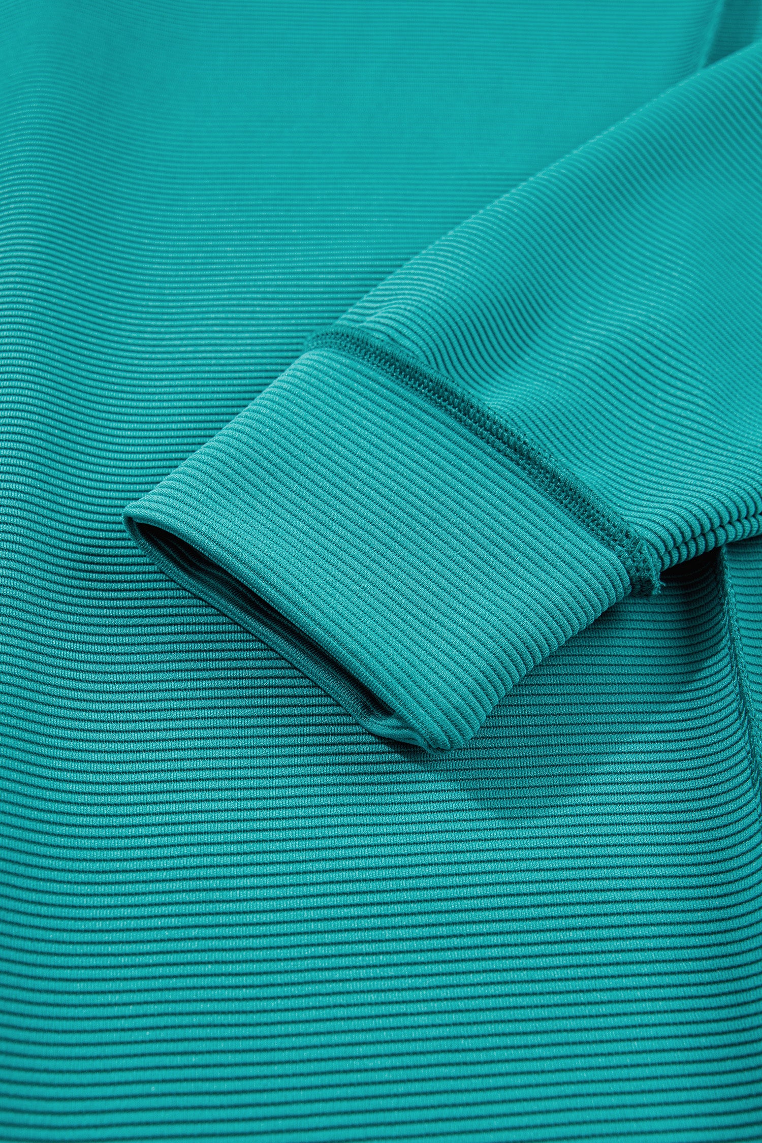 Lavendula Horizontal Ribbed Exposed Seam Detail Drop Shoulder Baggy Pullover