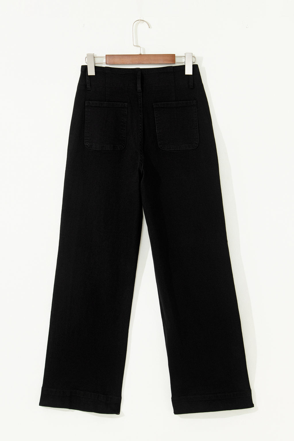 Bonbon 2-Button High Waist Flared Bottom Jeans