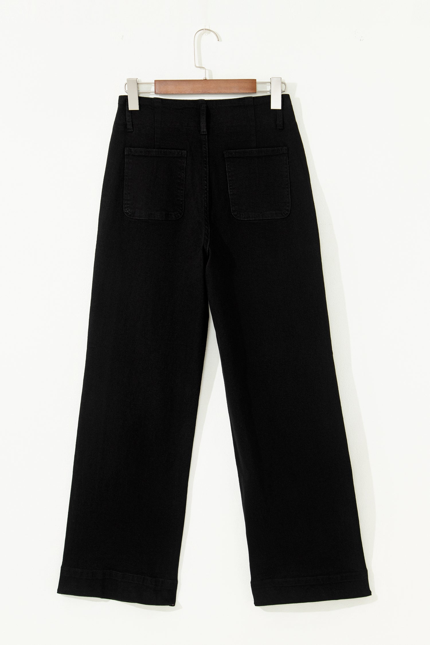 Bonbon 2-Button High Waist Flared Bottom Jeans