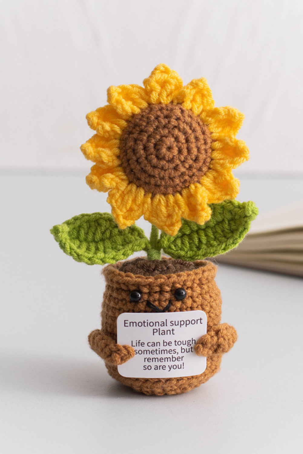Orchid Bouquet Handmade Crochet Flower Pot Home Decoration