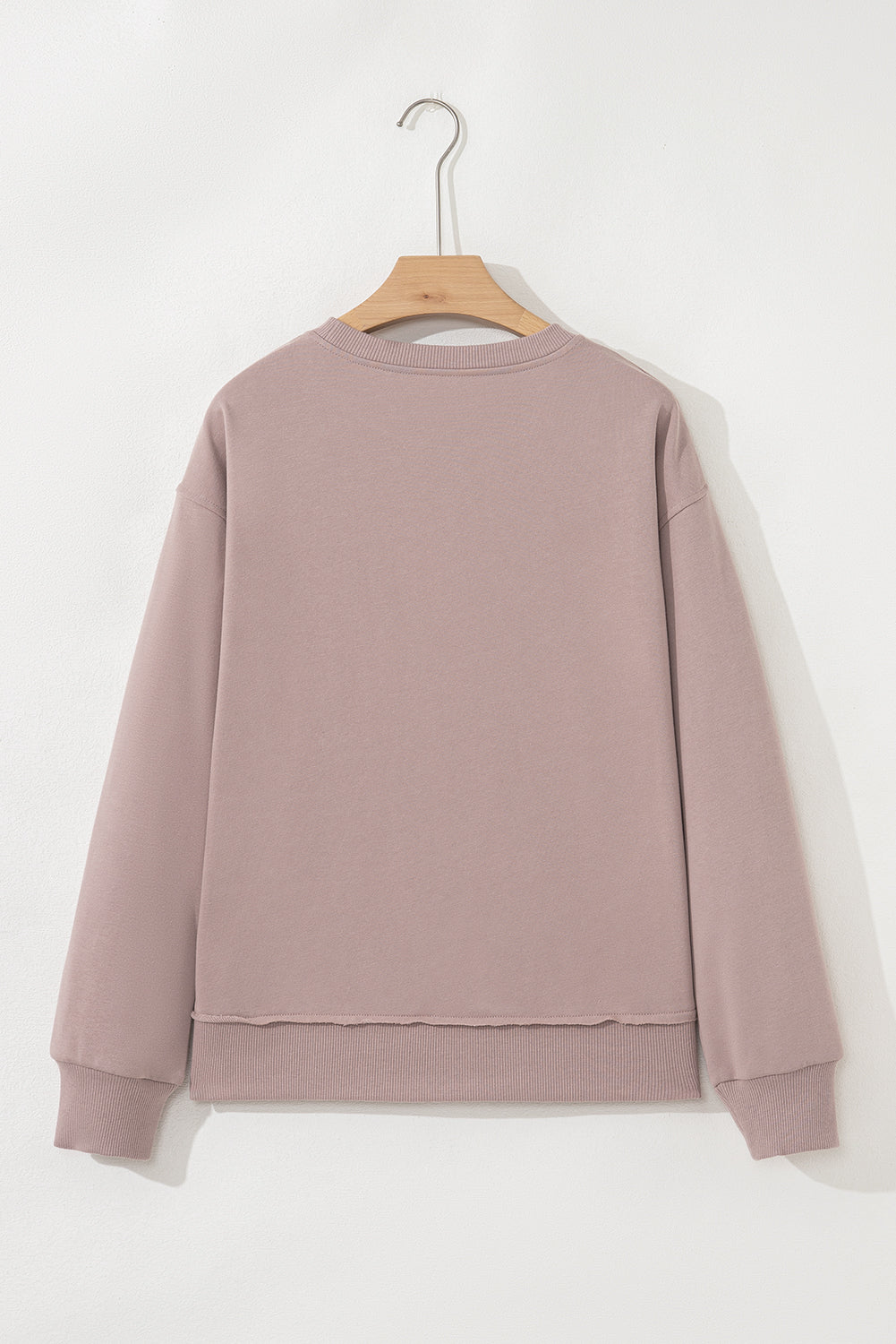 Dark Khaki GOBBLE Letter Graphic Thanksgiving Shift Sweatshirt