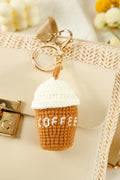 Thai Curry Crochet Coffee Pendent Keychain