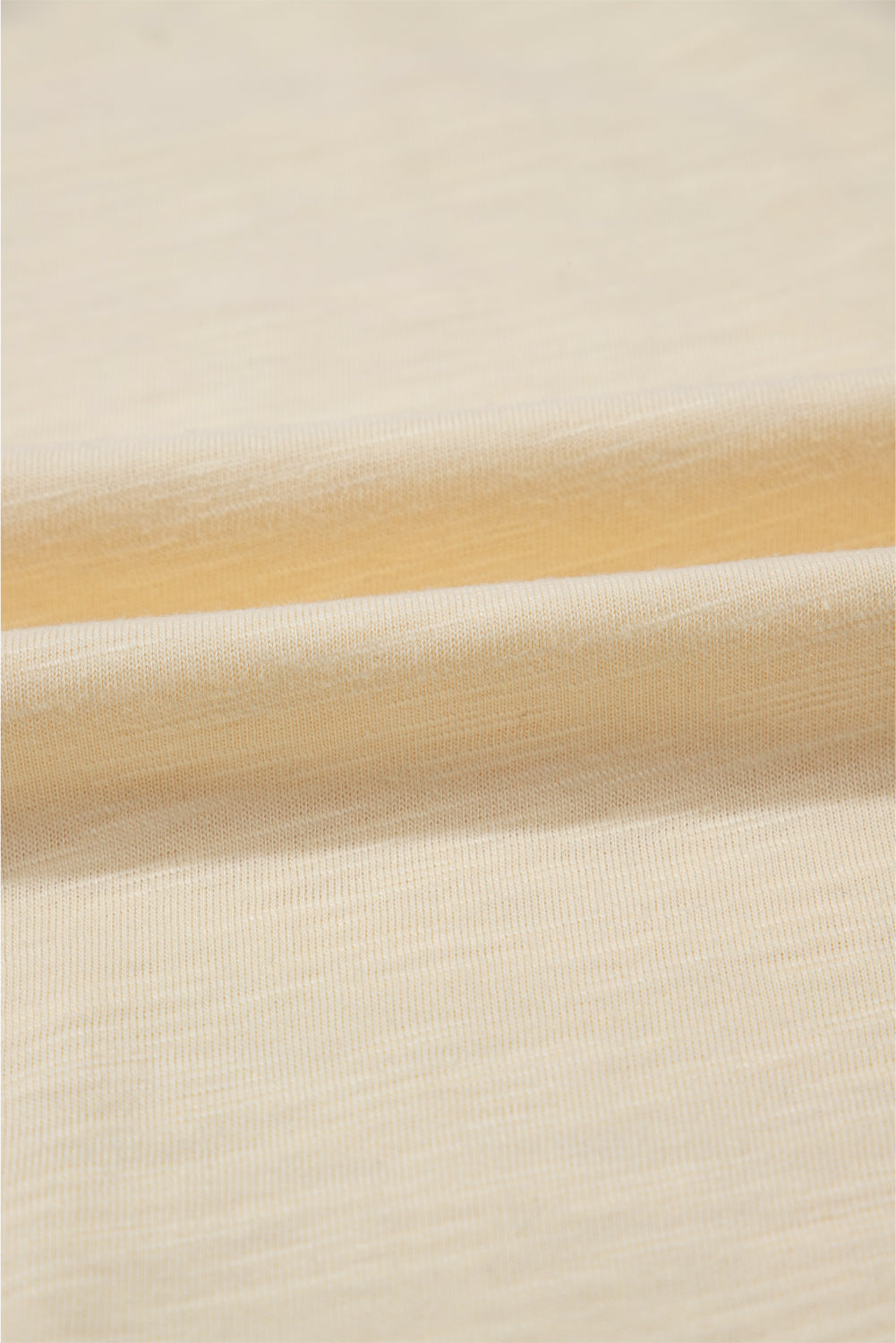 Beige Solid Color Tank Top and Smocked Waist Pants Set