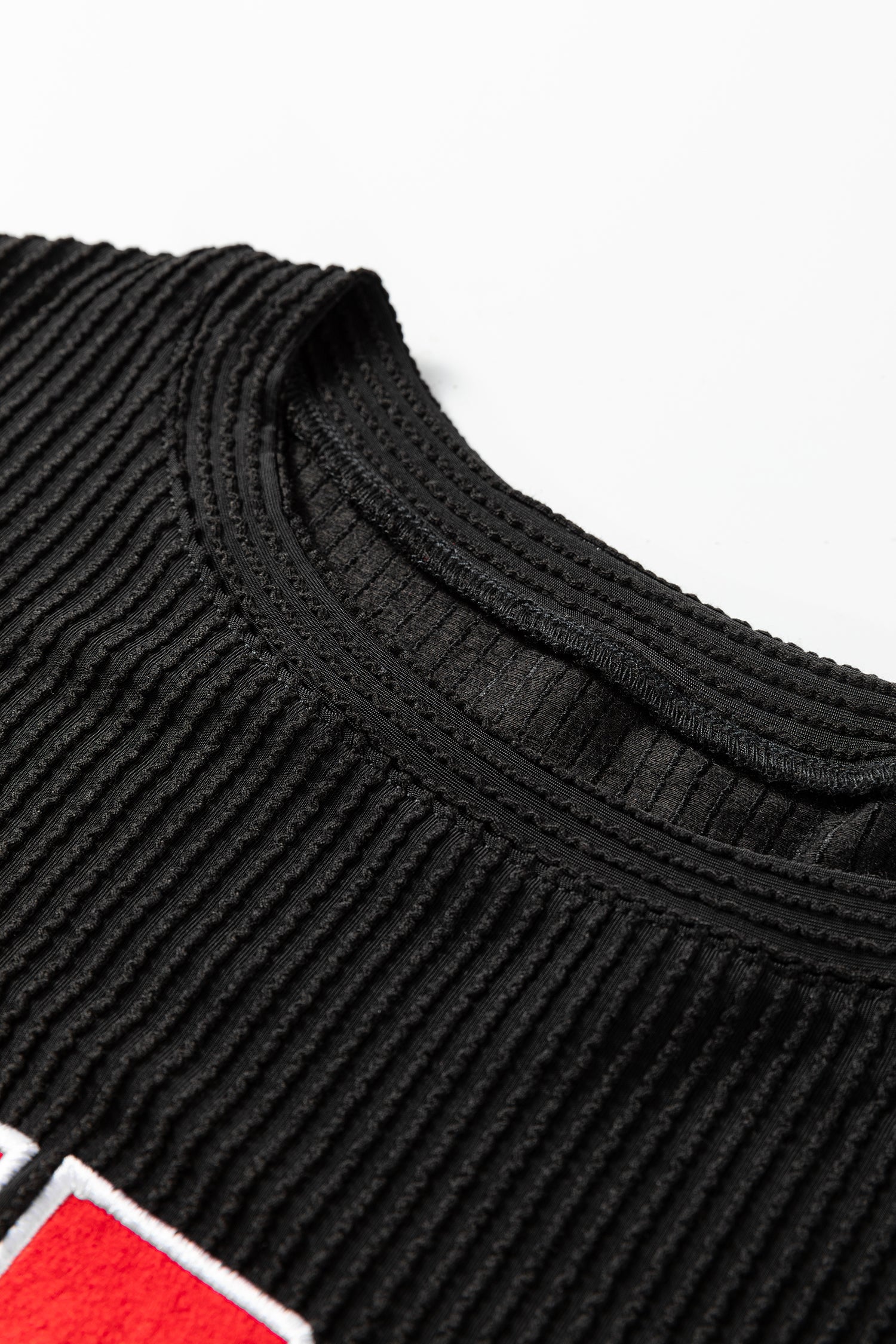 Black MERRY Corded Long Sleeve Top and Pockets Pants Set
