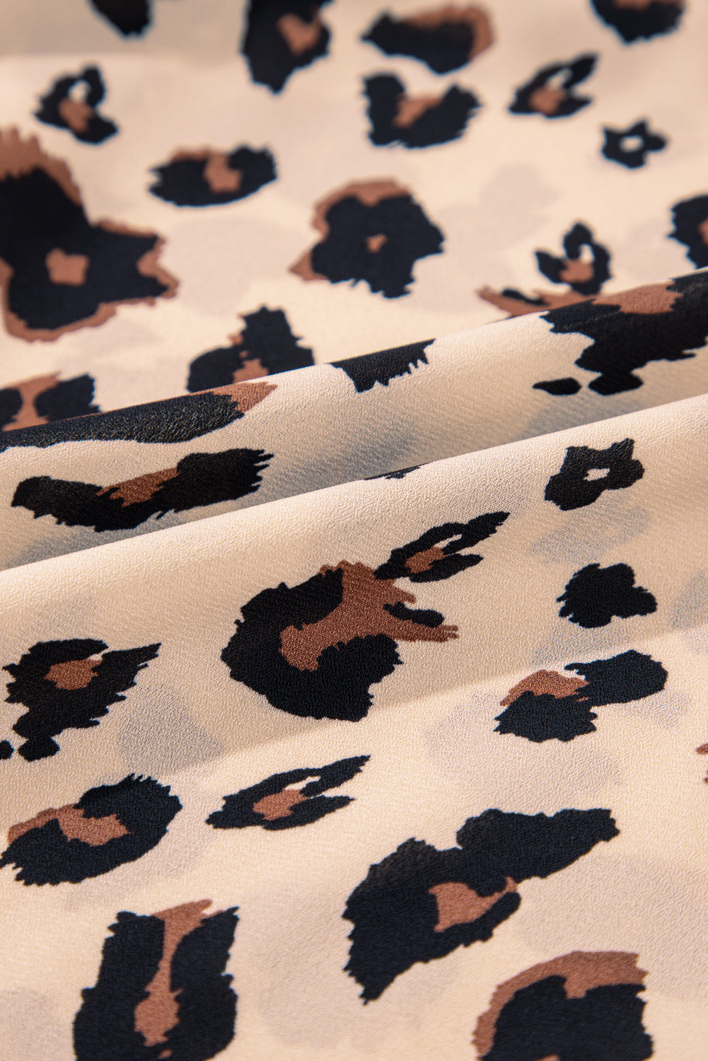 Leopard Print Plus Size Shirt