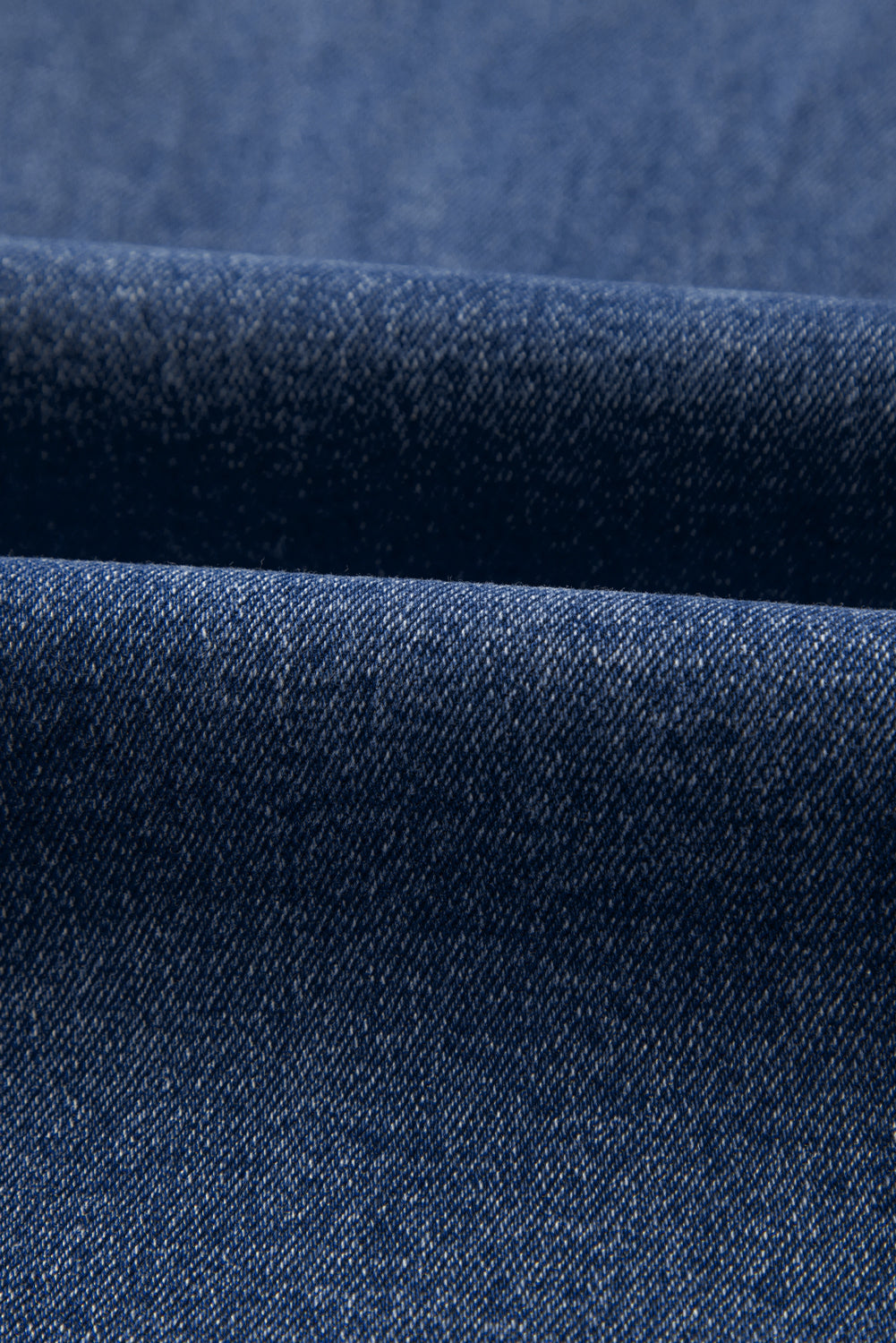Real Teal Raw Hem Unique Cuffs Straight High Rise Loose Jeans