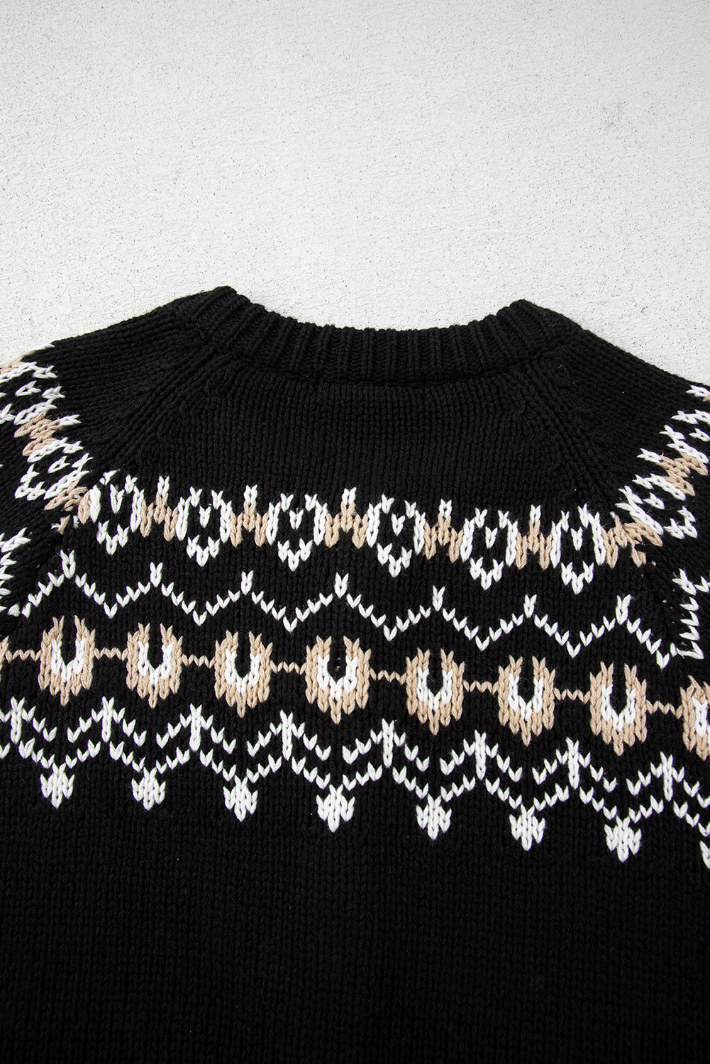 Moss Green Western Fashion Abstract Printed Cardigan Sweater