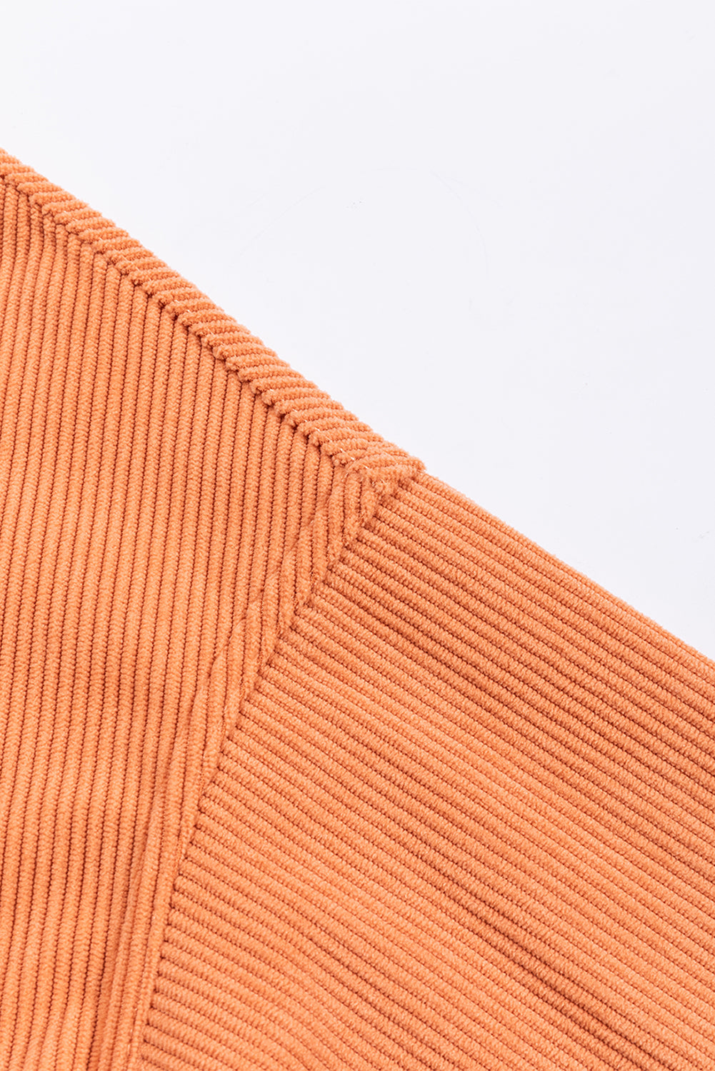 Grass Green Ribbed Corded Oversized Sweatshirt