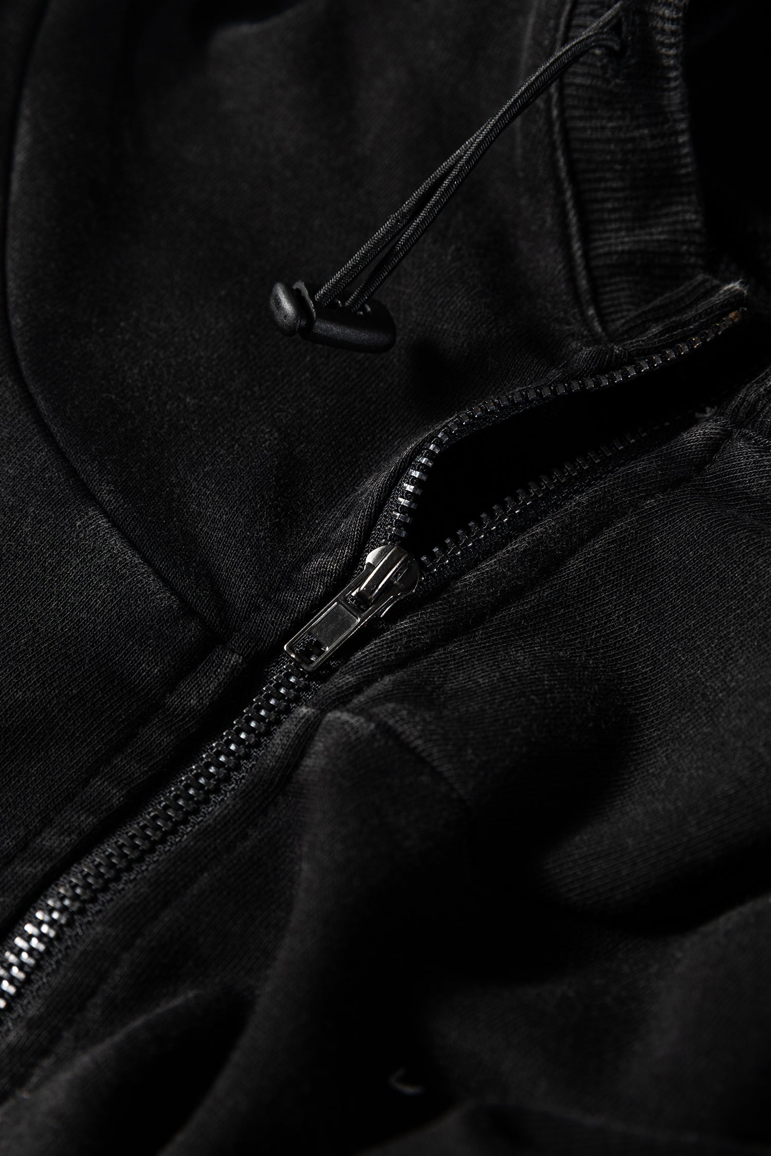 Canton Half Zip Kangaroo Pocket Mineral Wash Baggy Hoodie