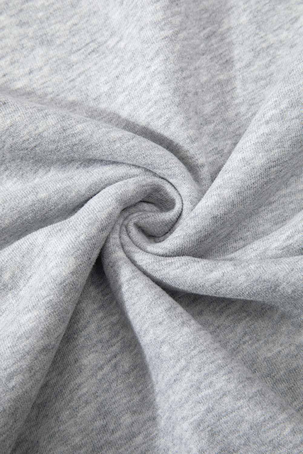 Russet Orange Solid Fleece Lined Drop Shoulder Terry Sweatshirt