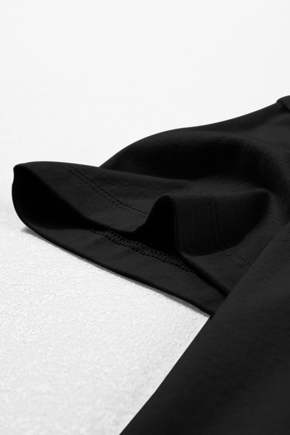 Parchment Raw Seam Patchwork Drop Shoulder Oversize T Shirt
