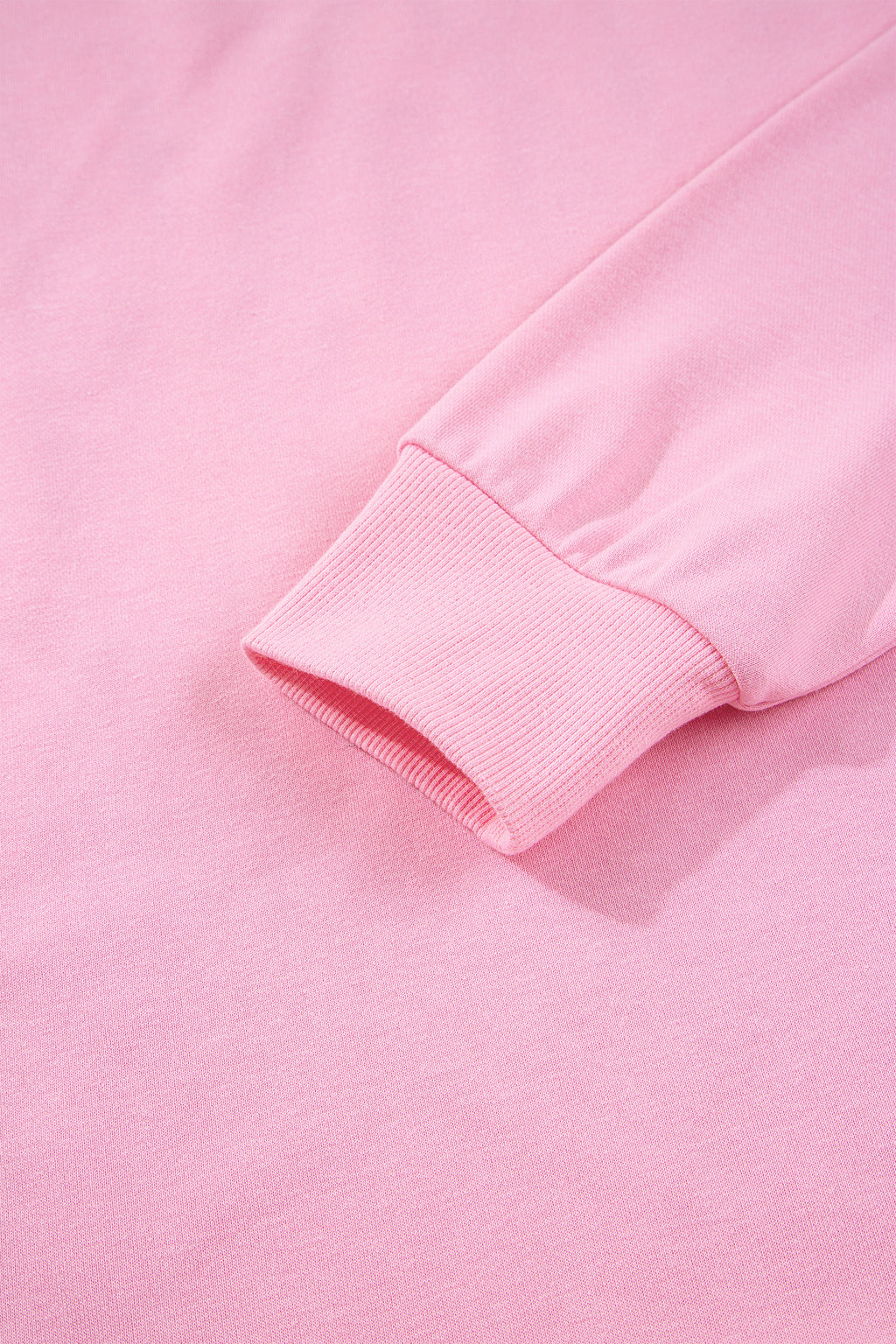 White Bow Sequin XOXO Letter Graphic Exposed Seam Baggy Sweatshirt