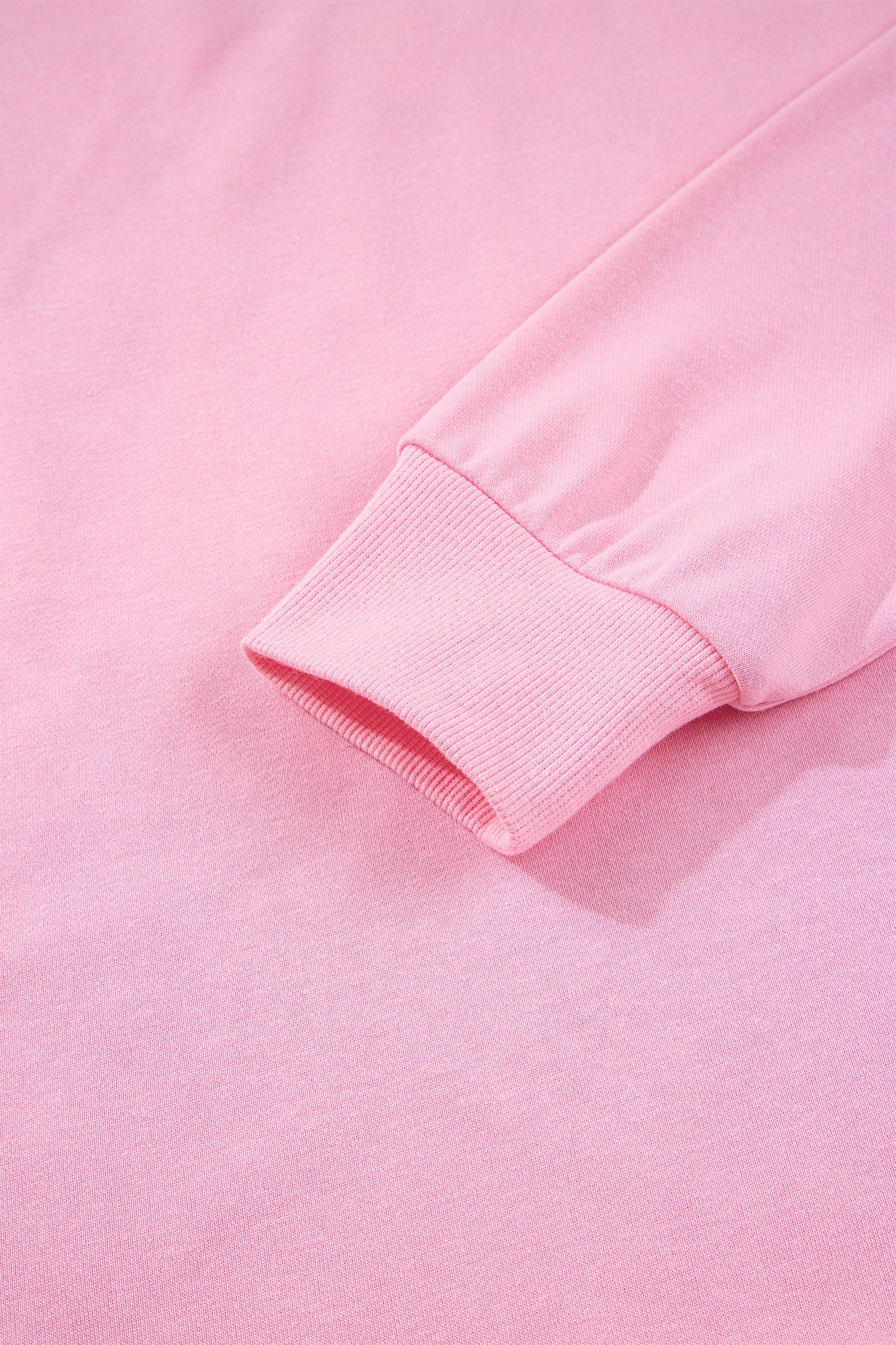 White Bow Sequin XOXO Letter Graphic Exposed Seam Baggy Sweatshirt