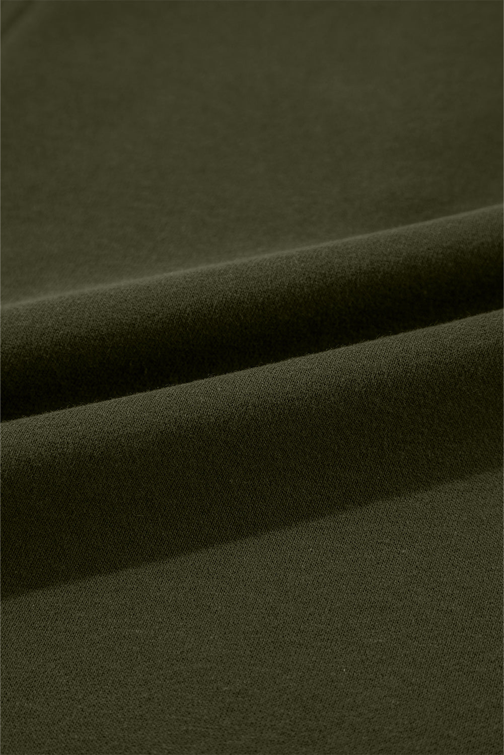 Fushia Zipped Neck Pullover Drop Shoulder Sweatshirt