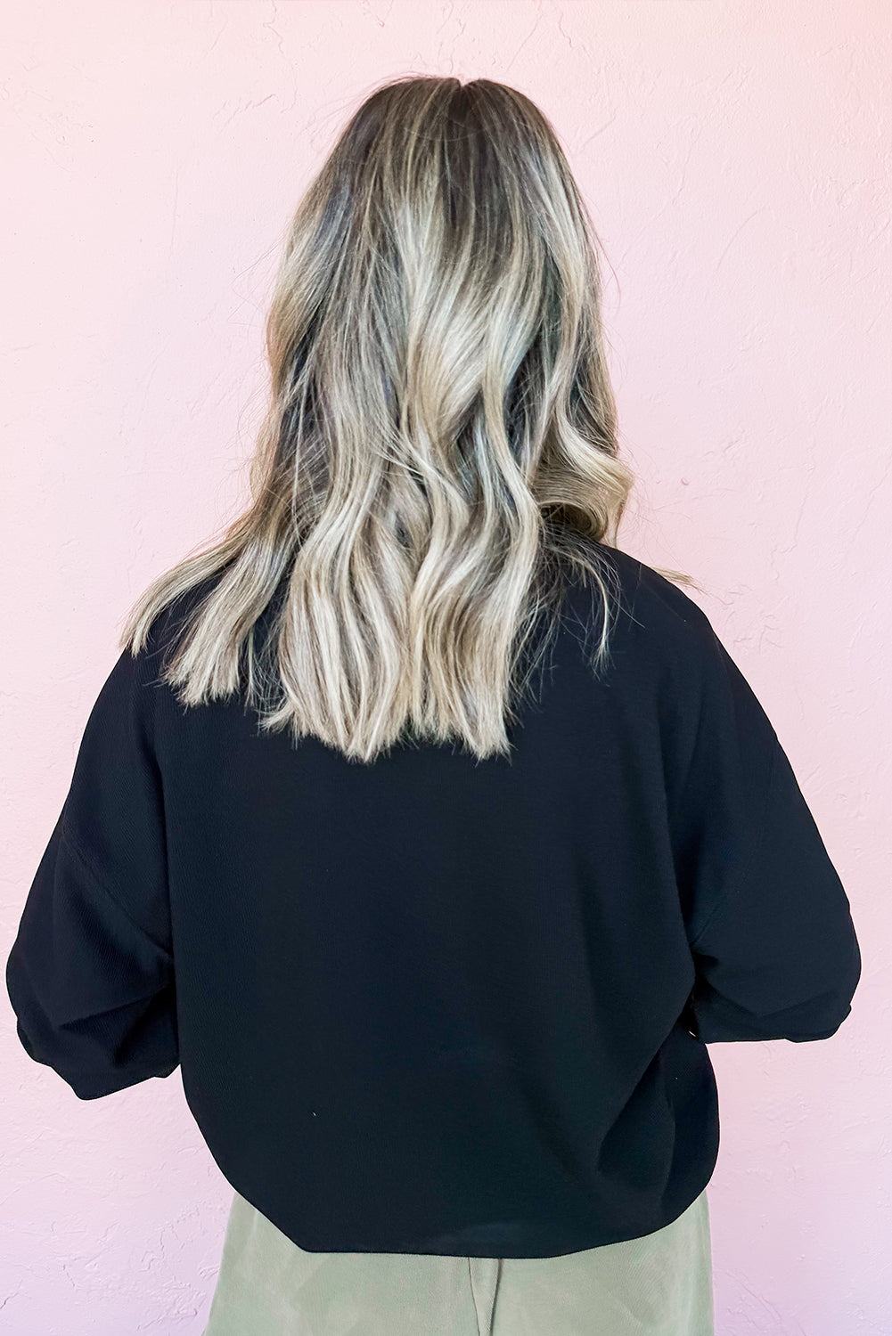 Orange Sequin Halloween Ghost Patched Drop Shoulder Sweatshirt